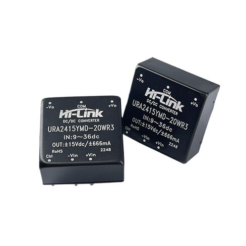 2pcs/lot URA2415YMD-20WR3 20W 24V to 15V 666mA DC DC Converter Power Supply Module in Kuwait