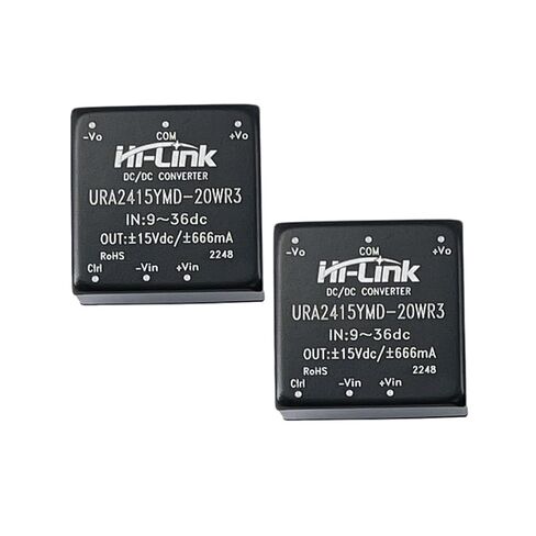 2pcs/lot URA2415YMD-20WR3 20W 24V to 15V 666mA DC DC Converter Power Supply Module in Kuwait
