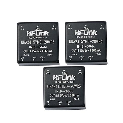 2pcs/lot URA2415YMD-20WR3 20W 24V to 15V 666mA DC DC Converter Power Supply Module in Kuwait