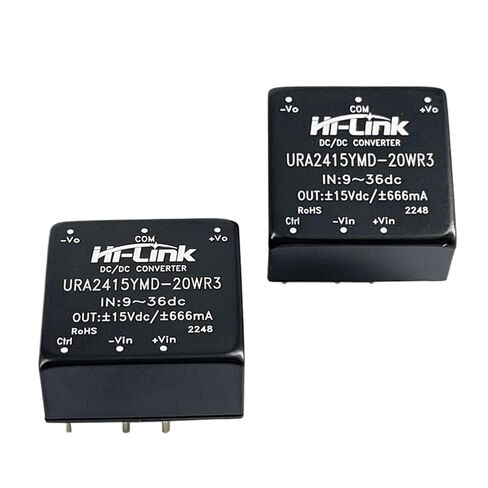 2pcs/lot URA2415YMD-20WR3 20W 24V to 15V 666mA DC DC Converter Power Supply Module in Kuwait