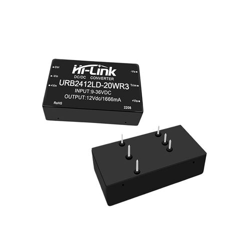 2pcs URB2412LD-20WR3 20W 24V to 12V 1666mA DC DC Converter Isolated Power Supply Intelligent Module in Kuwait