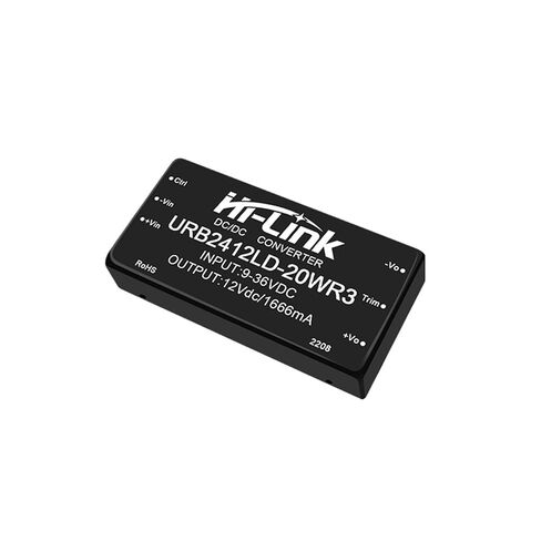 2pcs URB2412LD-20WR3 20W 24V to 12V 1666mA DC DC Converter Isolated Power Supply Intelligent Module in Kuwait