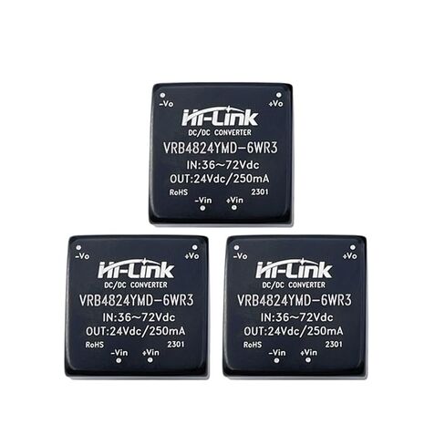 10pcs/lot Model VRB4824YMD-6WR3 6W 48V to 24V 250mA DC DC Converter Power Supply in Kuwait