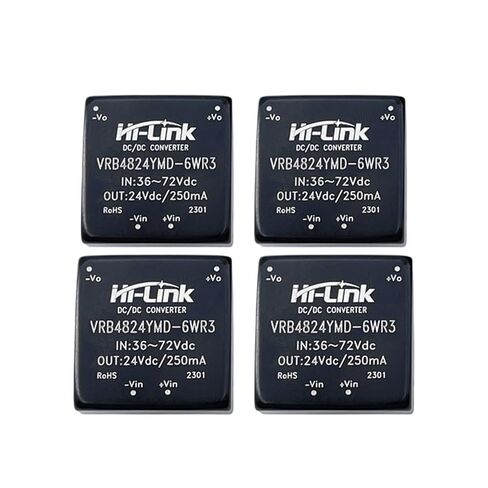 10pcs/lot Model VRB4824YMD-6WR3 6W 48V to 24V 250mA DC DC Converter Power Supply in Kuwait
