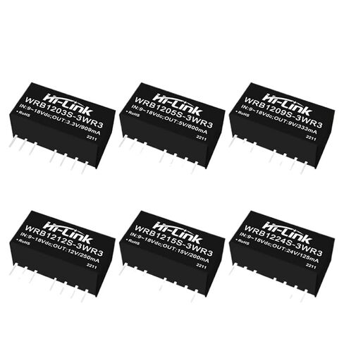 10 قطعة WRB1205S-3WR3 نموذج 3 واط 12Vto5V 0.6A تيار مستمر تيار مستمر محول معزولة وحدة امدادات الطاقة in Kuwait