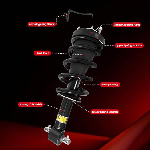2PCS Pair Front w/Magnetic Strut Shock Assembly Fit for 2015-2020 Cadillac Escalade, Fit for Chevy Tahoe Suburban Silverado, Fit for GMC Sierra 1500 Yukon XL Replace 84176631 84977478 in Kuwait