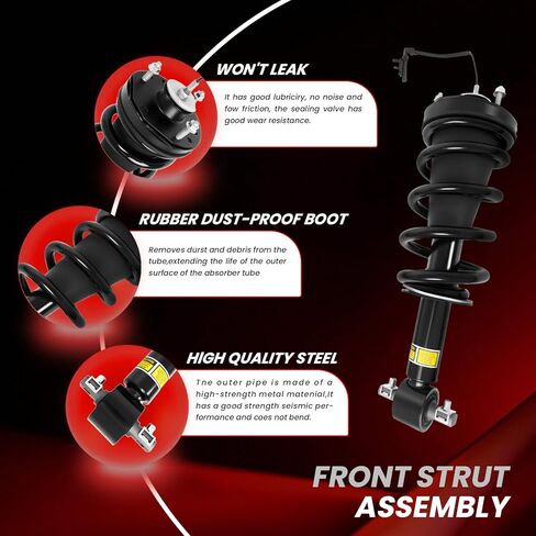 2PCS Pair Front w/Magnetic Strut Shock Assembly Fit for 2015-2020 Cadillac Escalade, Fit for Chevy Tahoe Suburban Silverado, Fit for GMC Sierra 1500 Yukon XL Replace 84176631 84977478 in Kuwait