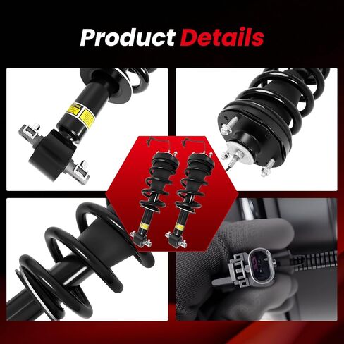 2PCS Pair Front w/Magnetic Strut Shock Assembly Fit for 2015-2020 Cadillac Escalade, Fit for Chevy Tahoe Suburban Silverado, Fit for GMC Sierra 1500 Yukon XL Replace 84176631 84977478 in Kuwait