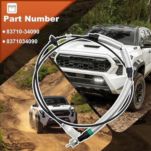 كابل عداد السرعة 83710-34090 متوافق مع شاحنة بيك اب Toyota 1994-1998 2.4L 2.7L 3.0L OE مجموعة كابل محرك سبيدو البديلة in Kuwait