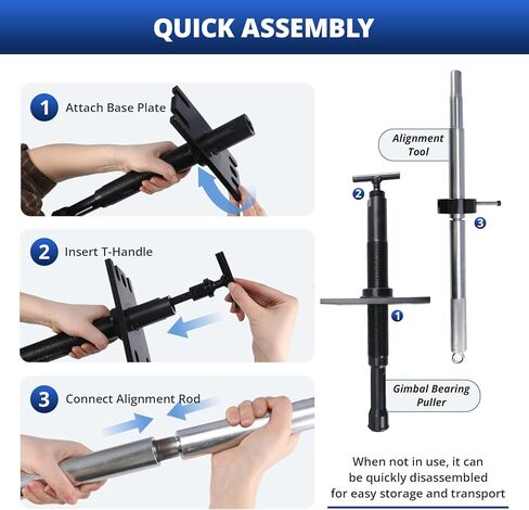 Mercruiser Alignment Tool & Gimbal Bearing Installer Puller fit for Boat Volvo Alpha 1 MR Bravo OMC in Kuwait