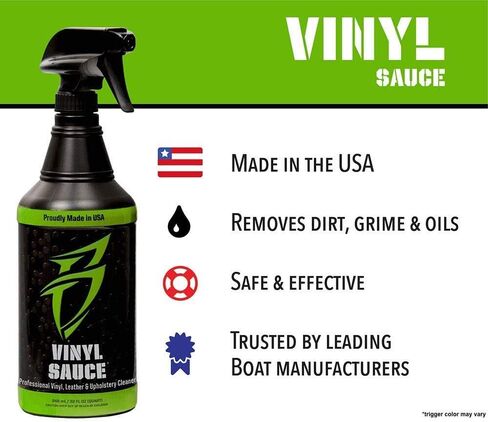 مجموعة Bling Sauce Ultimate Bundle، منظفات القوارب الممتازة للجزء الخارجي والداخلي - تتضمن مزيل بقع الماء العسر، ومنظف الفينيل والجلد، ومرطب داخلي، وشمع سريع شديد اللمعان in Kuwait