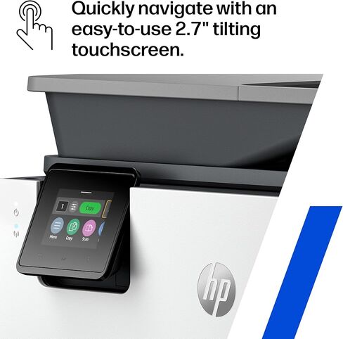 HP OfficeJet Pro 9125 Wireless All-in-One Color Inkjet Printer, Print, Scan, Copy, Fax, ADF, Duplex Print/scan, Best-for-Office, 3 Month Trial of Instant Ink Included, AI-Capable (C2VZ0A) in Kuwait