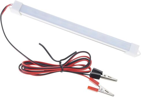 12 فولت SMD5630 سيارة LED الداخلية شرائط الضوء أنبوب شرائط مصباح مع التمساح كليب سلك شاحنة المعسكر سفينة القراءة مصباح in Kuwait