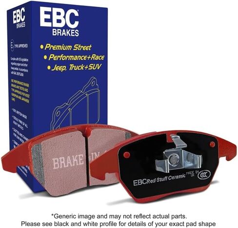 مجموعة وسائد الفرامل الرياضية من سلسلة EBC Redstuff 3000 DP31955C لتناسب نيسان وإنفينيتي in Kuwait