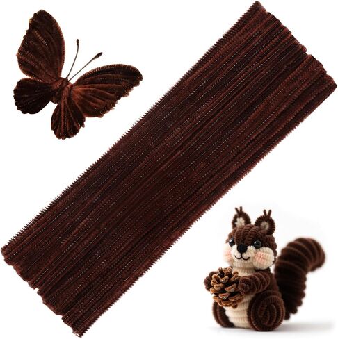 60 PCS Red Pipe Cleaners,Pipe Cleaners Chenille Stem,Pipe Cleaners Bulk,Art Pipe Cleaners for Creative Home Decoration Supplies and Crafts Project in Saudi Arabia