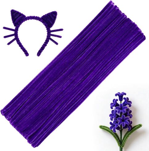60 PCS Red Pipe Cleaners,Pipe Cleaners Chenille Stem,Pipe Cleaners Bulk,Art Pipe Cleaners for Creative Home Decoration Supplies and Crafts Project in Saudi Arabia