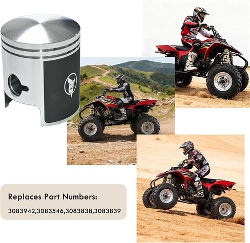 طقم مكبس Tupo BJX250-72 ثنائي الشوط 72 مم متوافق مع Polaris 250 Trail Boss Blazer Xplorer Xpress Sport Indy RMK 3083942، مجموعة إعادة بناء الطرف العلوي in Kuwait