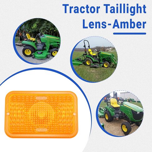 عدسة الضوء الخلفي لجرار KUROKU العنبر LVU18745 متوافقة مع جرار John Deere 1023E 1025R 1026R 2027R 2032R 3120 3203 3320 4105 4520 4600 5415 5425 (عبوتان) in Kuwait