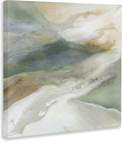 Stupell Industries 'Serene Mist Over Rolling Fields', Canvas Art, 36 x 36 Inches, Easy to Hang and Sturdy, Made in USA, by Carol Robinson in Kuwait