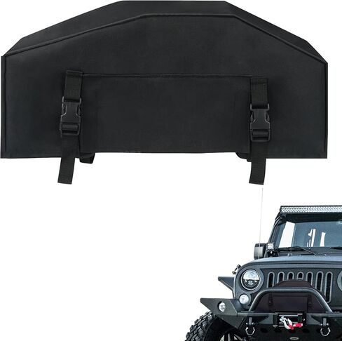 Winch Cover, Heavy Duty UV Resistant Winch Protective Cover, Indoor/Outdoor Winch Accessories, Windproof and Rainproof Dust Cover for 8000-12000 Lbs Electric Winches in Kuwait
