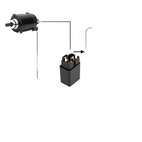 Motorcycle Electrical Starter Relay Solenoid Switch Compatible with Z750 Z2 Z 750 2 1973 in Kuwait