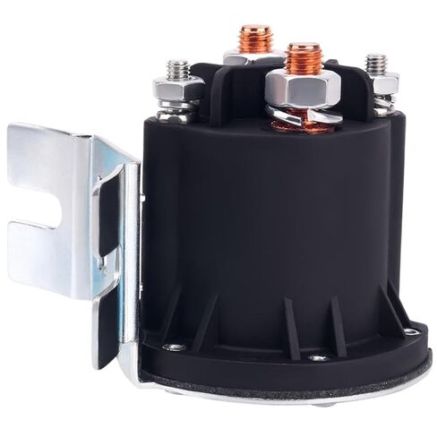 Motorcycle Starter Relay Solenoid Compatible with 4-Terminal DC Contactor, 150A Continuous / 800A Peak Current, Replaces Part Numbers 684-1251-212 and 6841261212 in Kuwait