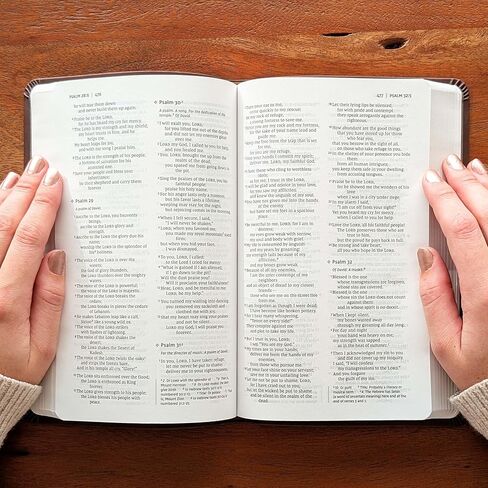 SacredBound Personalized NIV Thinline Bible – Brown LeatherSoft | Engraved Name, Slim <1" Thick, Comfort Print, Easy to Carry Christian Gift (Name Only) in Kuwait