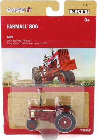 ERTL 1/64 IH Farmall 806 Tractor with Clamshell Fenders Replica Play 44447 in Kuwait