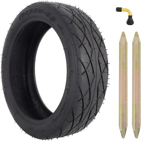 إطار فراغ 10x2.50-6.5، إطار سكوتر بدون أنابيب 60/70-6.5 مع صمام هواء، إطار بديل 10 بوصة لسكوتر كهربائي Segway Ninebot Max G2 G30P G30LP G30D in Kuwait