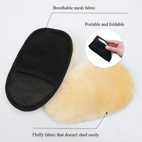 Car Cleaning Gloves, Soft Plush Microfiber Car Wash Kit for Car Detailing, Reusable Wash Mitt for Dusting, Polishing, Wiping, Interior and Exterior Auto Maintenance, 1 Pack in Saudi Arabia