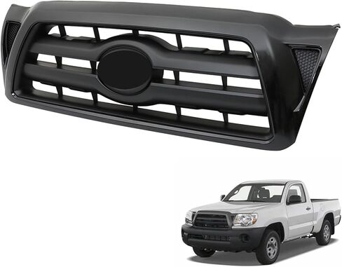 Front Grille Upper Insert Grill Gloosy Black Replacement for Tacoma 2005 2006 2007 2008 2009 2010 2011 Replacement for 5310004350 in Kuwait