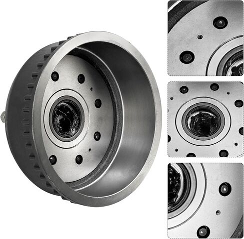 008-430-05 Trailer Hub Brake Drum 12-1/4" x 3-3/8" Compatible with Dexter 9K/10K (9,000/10,000 Lbs) General Duty (D100G) Axles (After 2009) Replace 9-123 Hub Drum Assembly in Kuwait