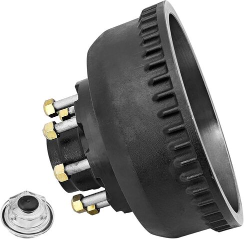 008-430-05 Trailer Hub Brake Drum 12-1/4" x 3-3/8" Compatible with Dexter 9K/10K (9,000/10,000 Lbs) General Duty (D100G) Axles (After 2009) Replace 9-123 Hub Drum Assembly in Kuwait