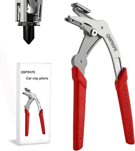 Car Clip Pliers, 2026 Upgraded Spring-Loaded Panel Clip Removal Tool, Damage-Free Fastener Remover for Auto Door Panels, Trim, Bumpers, Rivets and Dashboard, Universal for All Vehicles in Kuwait