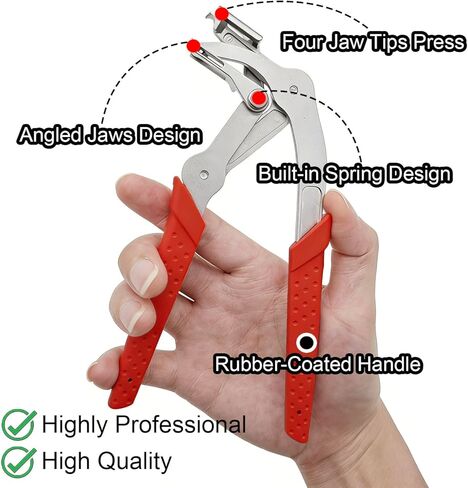 Car Clip Pliers, Clip Removal Pliers, Auto Trim Removal Tool for Automotive Fasteners, Push Pin & Door Panel Clips, Damage-Free Interior & Exterior Disassembly Tool with Glove in Kuwait