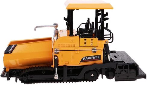 Alloy Tracked Paver Car Toy Engineering Vehicle Model Construction Car Model Toy Realistic Craftsmanship Workmanship Alloy Suitable for Birthd, Yellow in Kuwait