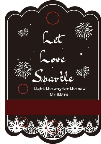 100 Wedding Farewell tag Cards, Suitable for Wedding Gifts and Decorations. in Kuwait