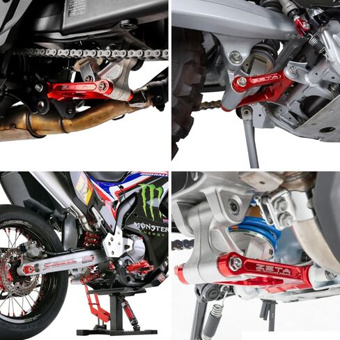 رابط خفض متوافق مع Honda CRF250R CRF250RX CRF450R CRF450RX 2025، رابط التعليق الخلفي، ألومنيوم CNC، أحمر (-30 مم) in Kuwait