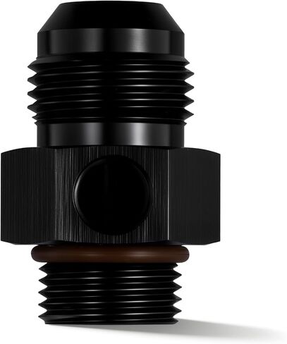 EVIL ENERGY 10AN Male Flare to -10AN ORB Male with 1/8" NPT Gauge Port Fuel Pressure Take off Fitting Adapter Aluminum in Kuwait