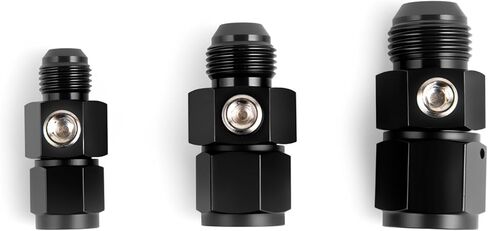 10AN Male Flare to -10AN Female Fitting with 1/8" NPT Port Fuel Pressure Gauge Adapter 2Pcs in Saudi Arabia