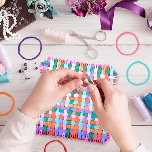 Lurrose 192pcs Potholder Loom Loops: Potholder Loom Refills - 12 Color Pot Holder Loops - Crochet Kit for Beginners DIY Crafts Supplies in Kuwait