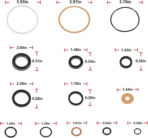 High Lift Transmission Jack Seal Replacement Repair Rebuild Kit for OTC 1789 High Lift Transmission Jack and Wudel 711 Hydraulic Oil Seal Rings High-Lift Transmission in Kuwait