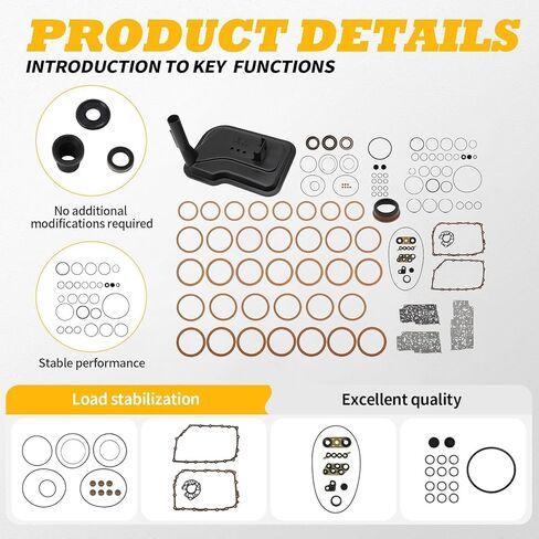 6L80E 6L90 6L80 6L90E Transmission Master Rebuild Kit with Filter Compatible with STS-V CTS-V ESCALADE 1500 2500 3500 4500 Replace 195901XLS in Kuwait