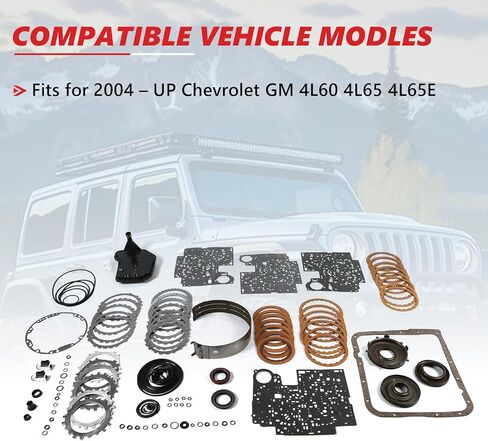طقم إعادة بناء ناقل الحركة يناسب 2004 - UP شيفروليه GM 4L60 4L65 4L65E 4l60e طقم إعادة بناء قطع غيار السيارات in Kuwait