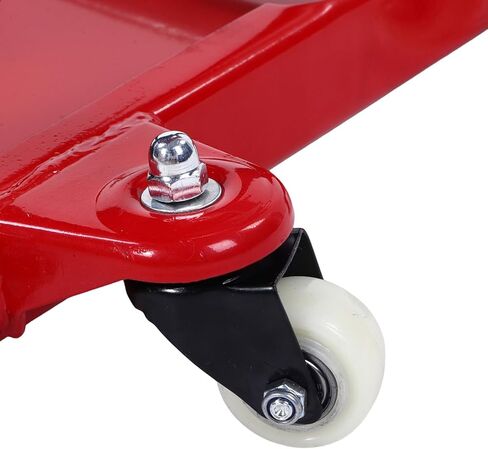 Generic Motorcycle Lift, Hand Crank Non Slip Wide Platform Foldable Motorbike Center Lift Stand with 4 Wheels for Street Cruiser Touring Bikes Supports Up 510 Kg in Kuwait