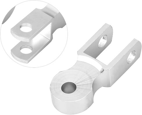 Tnfeeon Motorcycle Shock Absorber Riser Aluminum Alloy Heightening Pad 2pcs Rear Shock Absorber Lift Kit 5cm Rise Anodized for Universal Motorcycle Modification (With screws) in Kuwait
