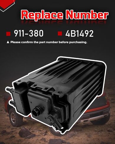 علبة فحم بخار Evap متوافقة مع Ford F150 F250 F350 F450 F53 F550 E150 E250 E350 E450 Super Duty Lobo Econoline van wagon 2009 2010 2011 2012 2013 2014 2015 2016 2017 2018 2019 911-380 in Kuwait