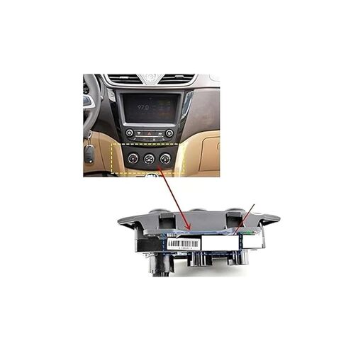 مفتاح التحكم في المناخ لـ Wuling for Hongguang S1 لوحة التحكم في تكييف هواء السيارة درجة الحرارة وآلية تبديل مقبض المخاطر (أخضر) in Kuwait