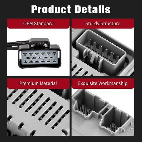 BU5Z14C724A وحدة التحكم الرائعة لسخان المقعد مع ضفيرة لفورد F150 F250 F350 F450 F550 Super Duty Edge Explorer Flex Fusion Taurus 2011-2018 Lincoln MKS MKT MKZ 2013-2018 استبدال GU5Z14C724A in Kuwait