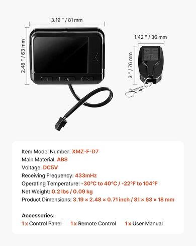 جهاز تحكم في سخان هواء الديزل VEVOR، DC5V مفتاح تحكم في سخان هواء الديزل العالمي، مفتاح ترموستات للتحكم في سخانات مواقف السيارات مع شاشة LCD وجهاز تحكم عن بعد، يناسب سخانات الديزل 2KW/5KW/8KW in Kuwait